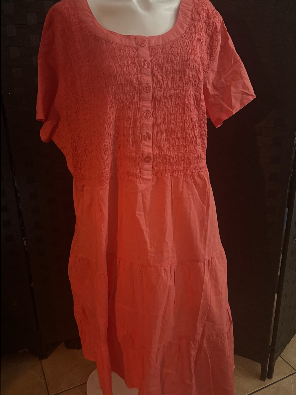 Only Necessities short sleeve Dress size 22/24 100% 
Cotton